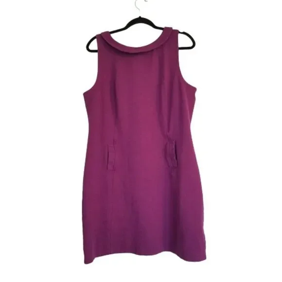 Boden Purple Sixties Ponte Roma Jersey Dress - Picture 1 of 6